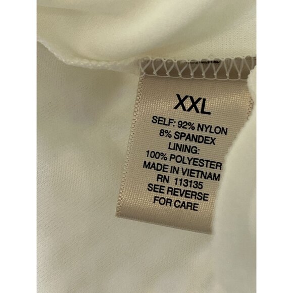 Leo & Nicole Plus XXL Peasant Blouse Lace Boho Cottagecore Cream Tunic Top - Picture 3 of 13